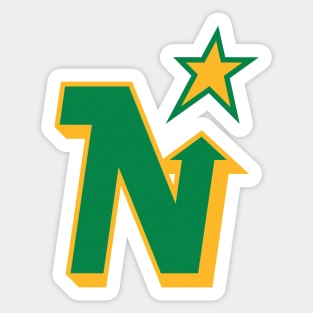Defunct Minnesota North Stars Hockey 1991 Sticker